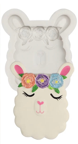 Molde de silicon llama cara