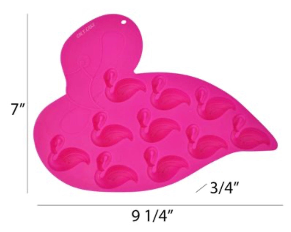 Molde de silicon flamingo