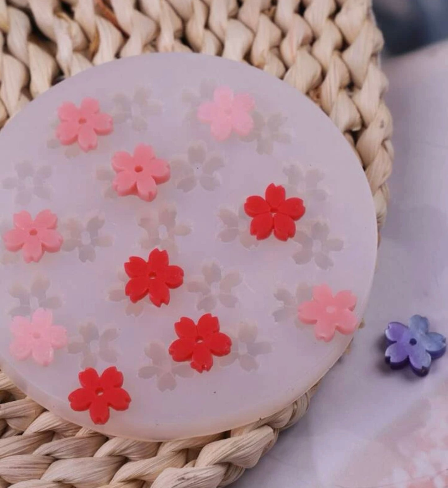 Molde mini flores