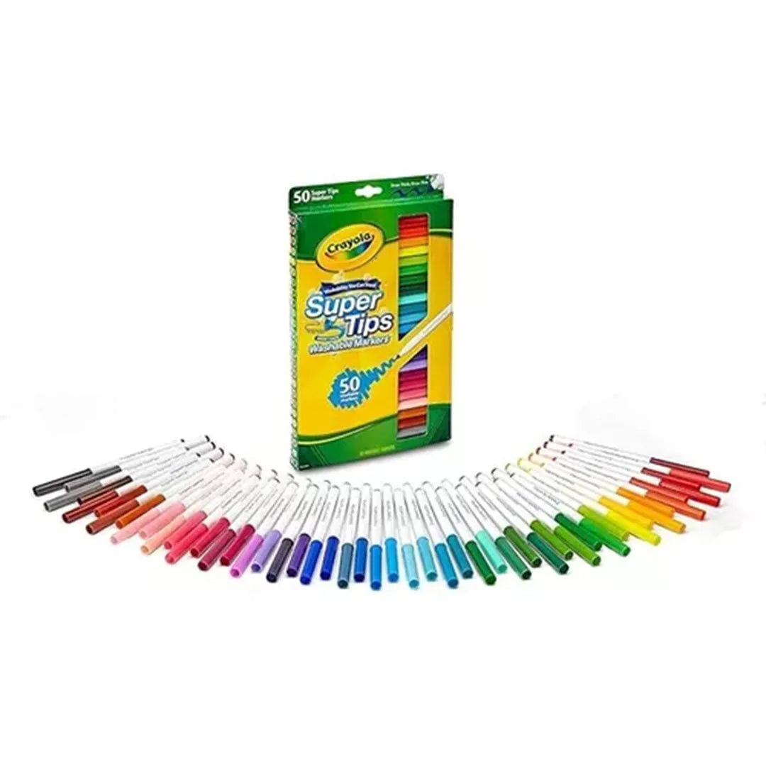 Marcadores Crayola Super Tips 50 unidades