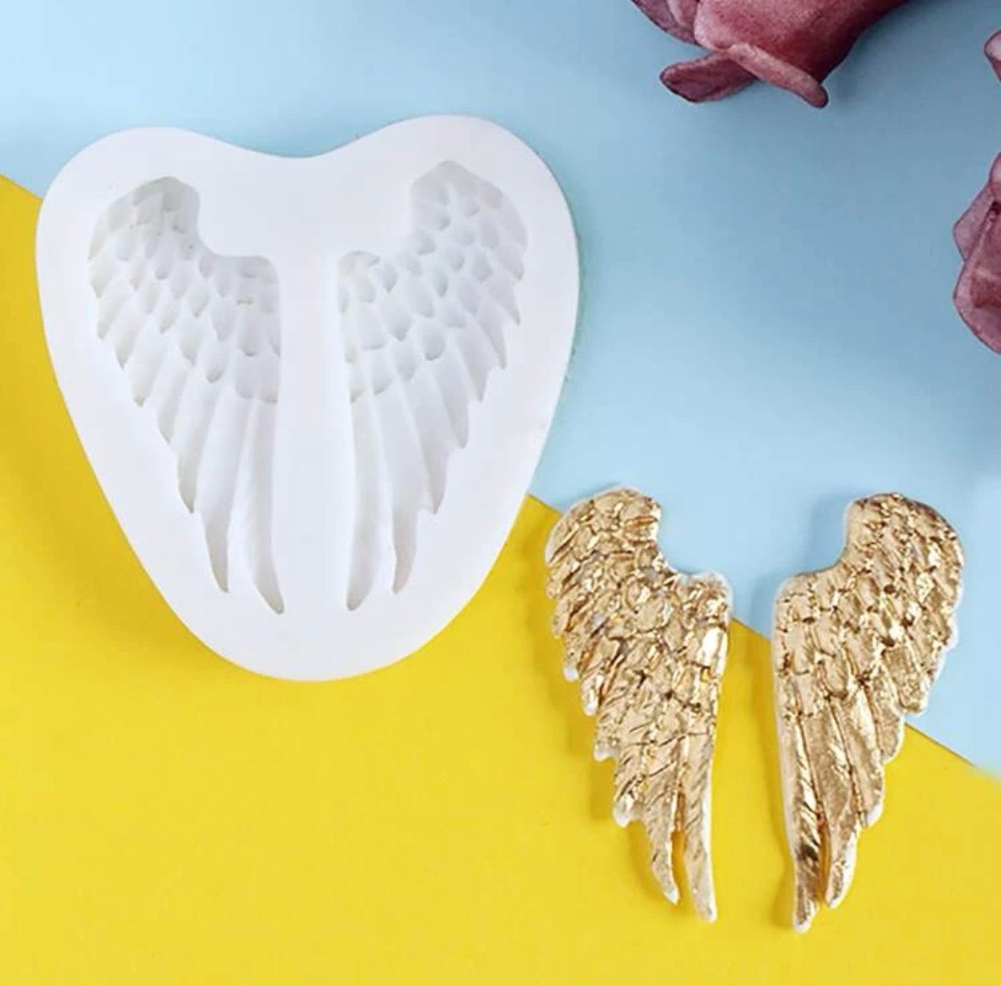 Molde de silicon alas de ángel