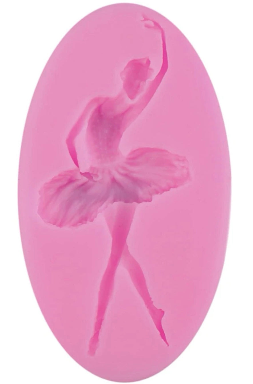 Molde de silicon bailarina