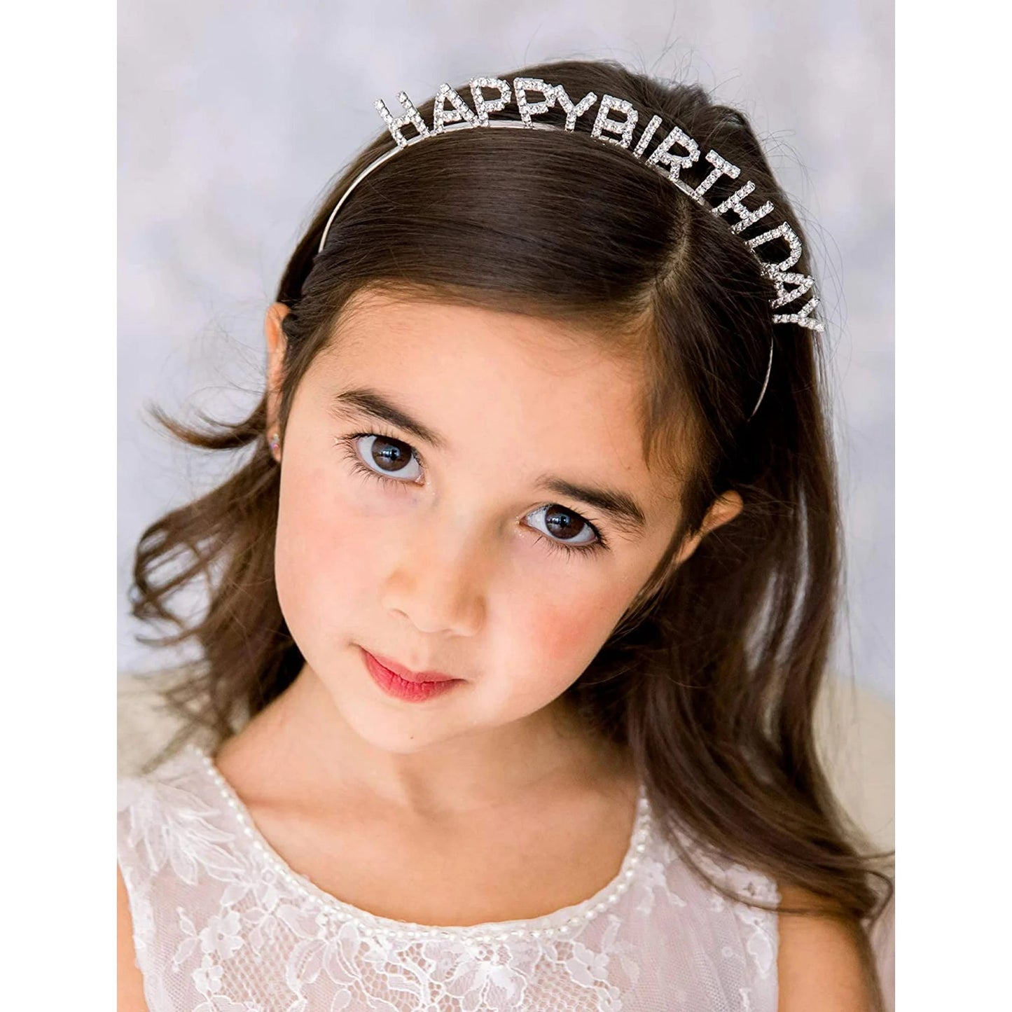 Cintillo Happy Birthday con cristales