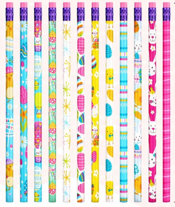 Lápices estampados de pascua