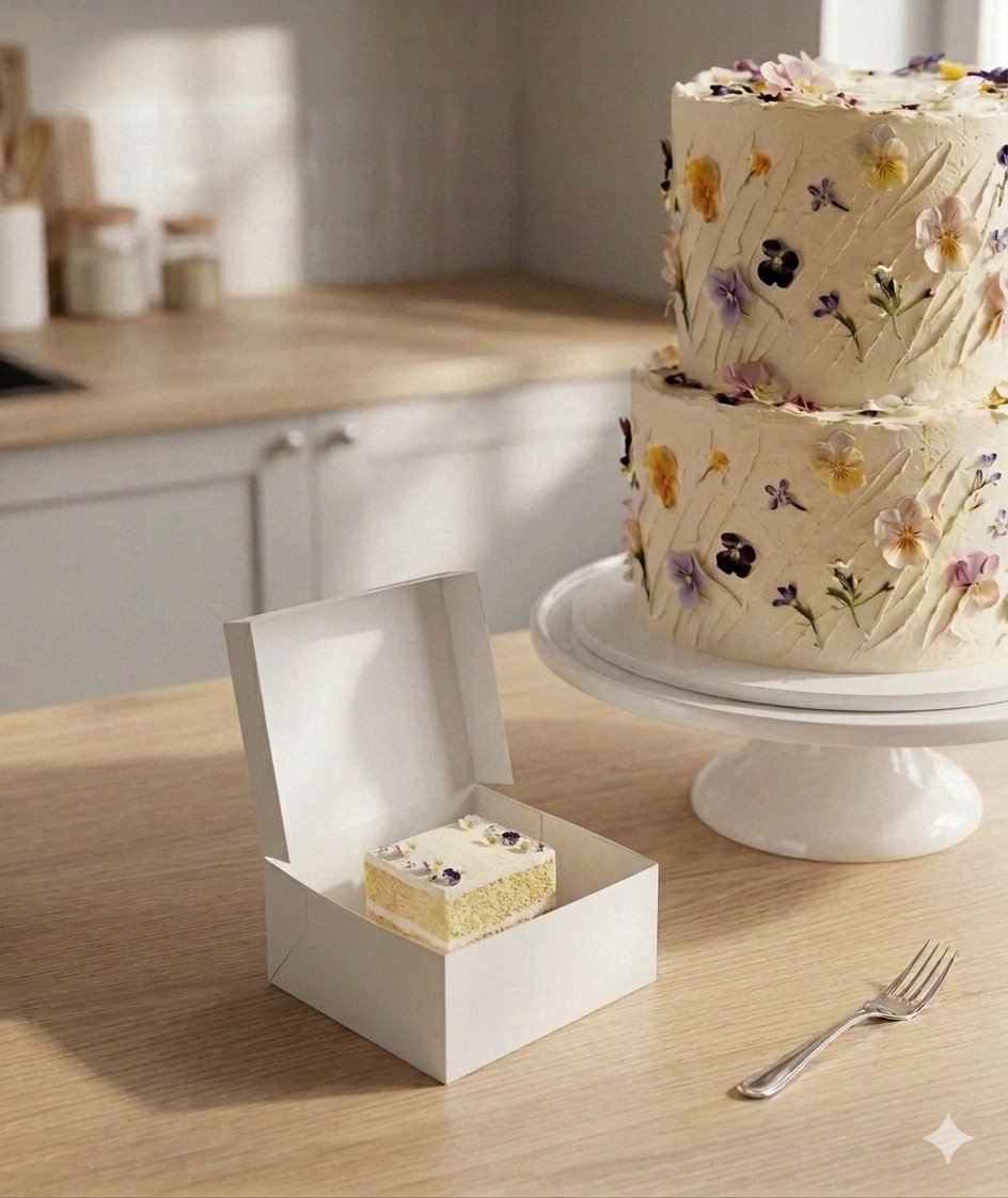 CAJA BLANCA POSTRE #1 12X9X5.5CM