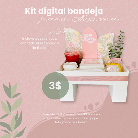 Kit digital bandeja de desayuno Dia de las Madres 2025