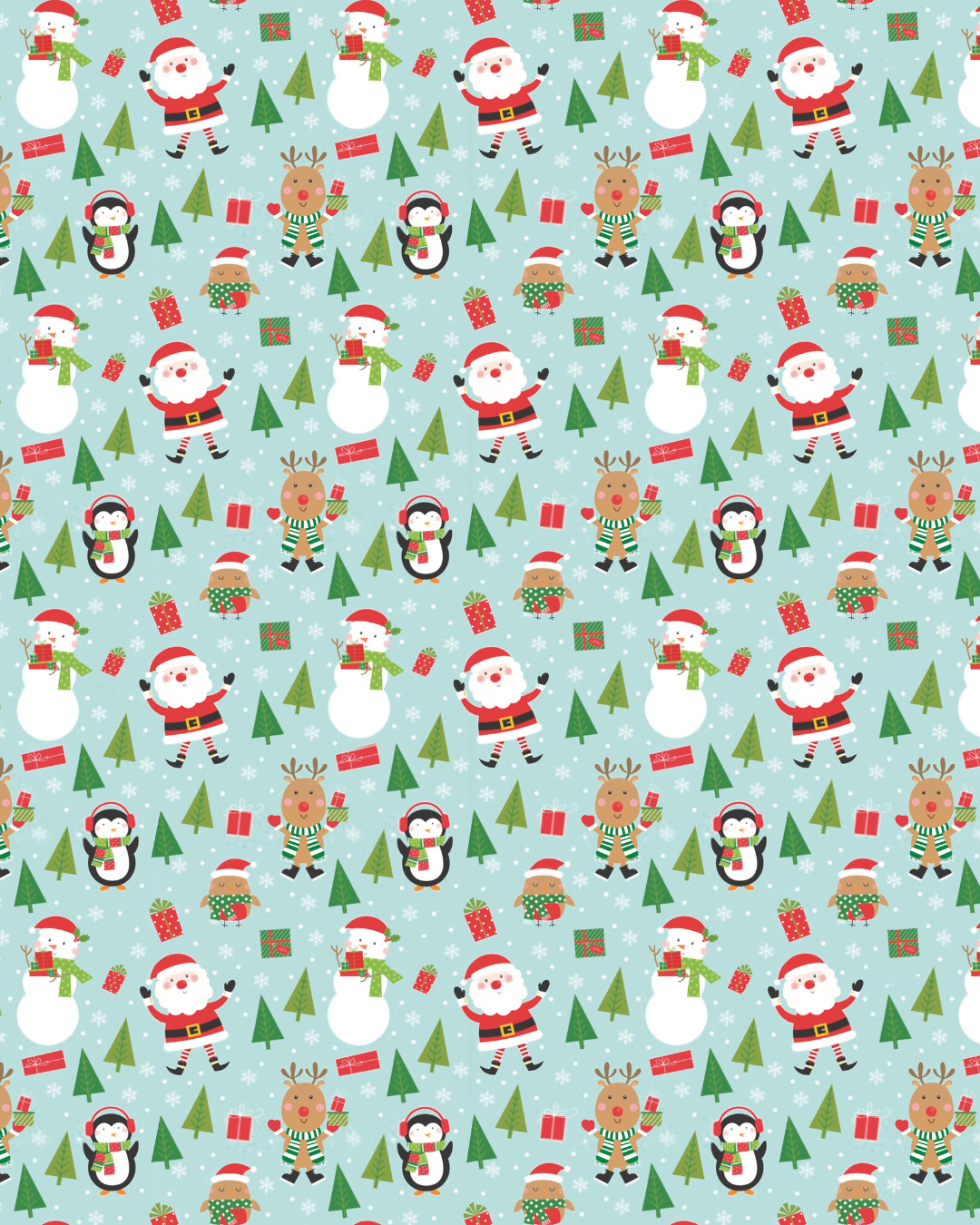 Papel de regalo Navidad 5 unidades