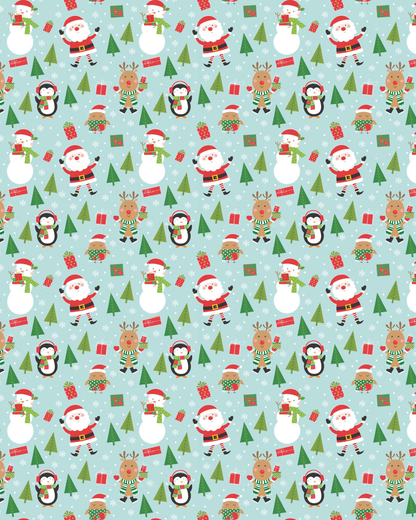 Papel de regalo Navidad 5 unidades