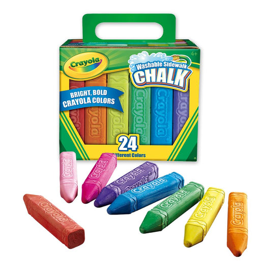 Tizas Gruesas Lavables Crayola 24 colores