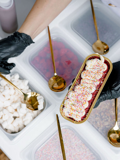 MINI FOIL PAN RECTANGULAR CON TAPA 200ML