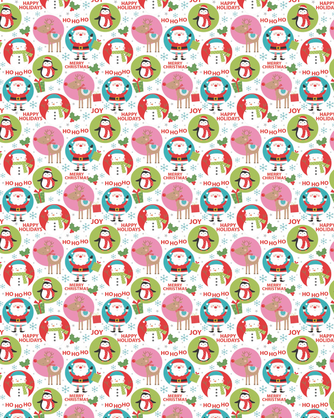 Papel de regalo Navidad 5 unidades