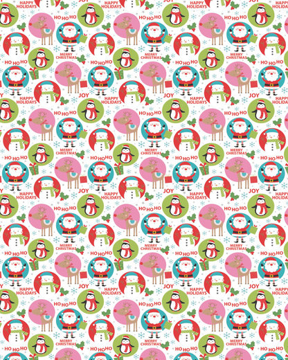 Papel de regalo Navidad 5 unidades