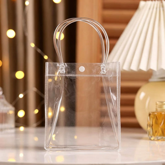 BOLSA TRANSPARENTE PVC 20X20X8CM