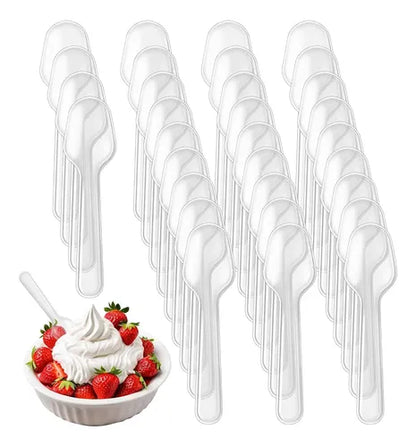 MINI CUCHARITAS PARA SHOTS 7CM PACK 20 UNIDADES