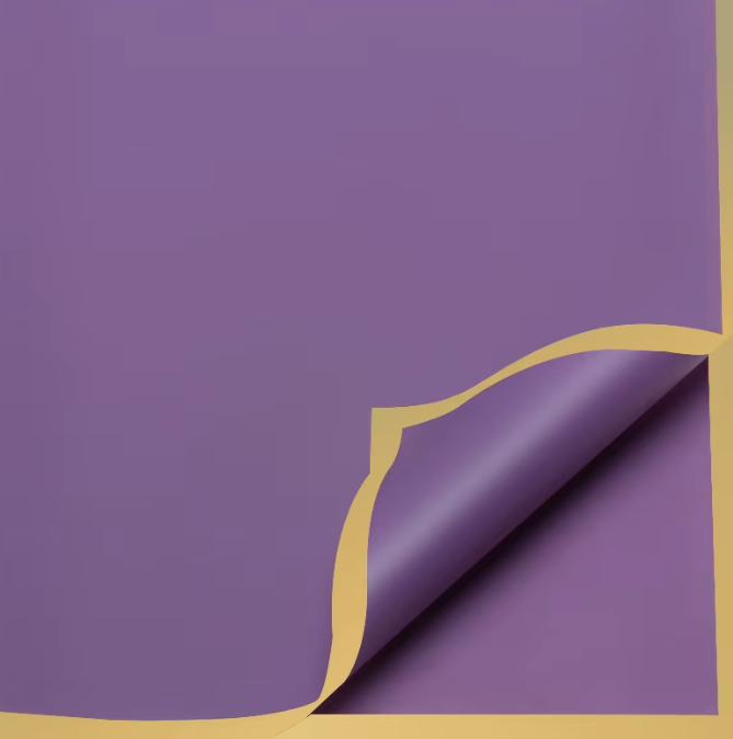 PAPEL COREANO PARA FLORES CON BORDE 20 UNIDADES