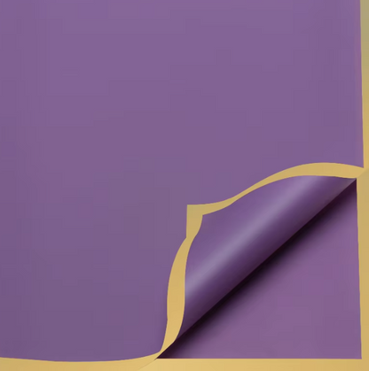 PAPEL COREANO PARA FLORES CON BORDE 20 UNIDADES