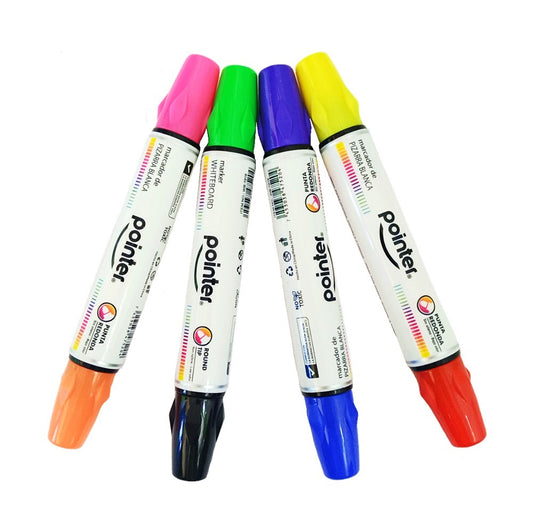 Marcador de pizarra duo Pointer 8 colores