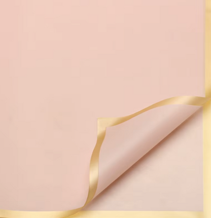 PAPEL COREANO PARA FLORES CON BORDE 20 UNIDADES