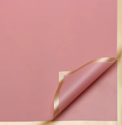 PAPEL COREANO PARA FLORES CON BORDE 20 UNIDADES