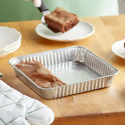 BANDEJA ALUMINIO CUADRADA 20X20X5CM 20 UNIDADES