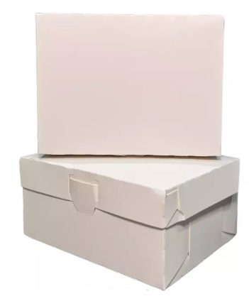 CAJA BLANCA POSTRE #1 12X9X5.5CM