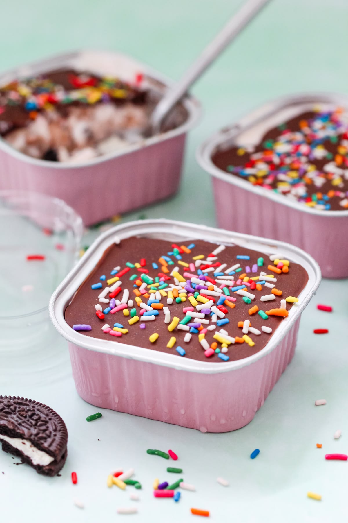 MINI FOIL PAN CUADRADO CON TAPA 150ML