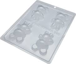 Molde acetato BWB urso pequeno