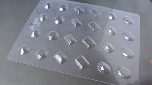 Molde de acetato gemas varias