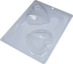 Molde de acetato BWB coracao lapidado 200g