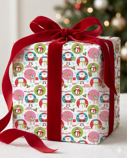 PAPEL DE REGALO NAVIDAD 2025 10 UNIDADES EN OFERTA